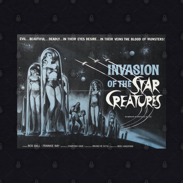 Invasion! 50s sci fi B Movie by GeekGiftGallery